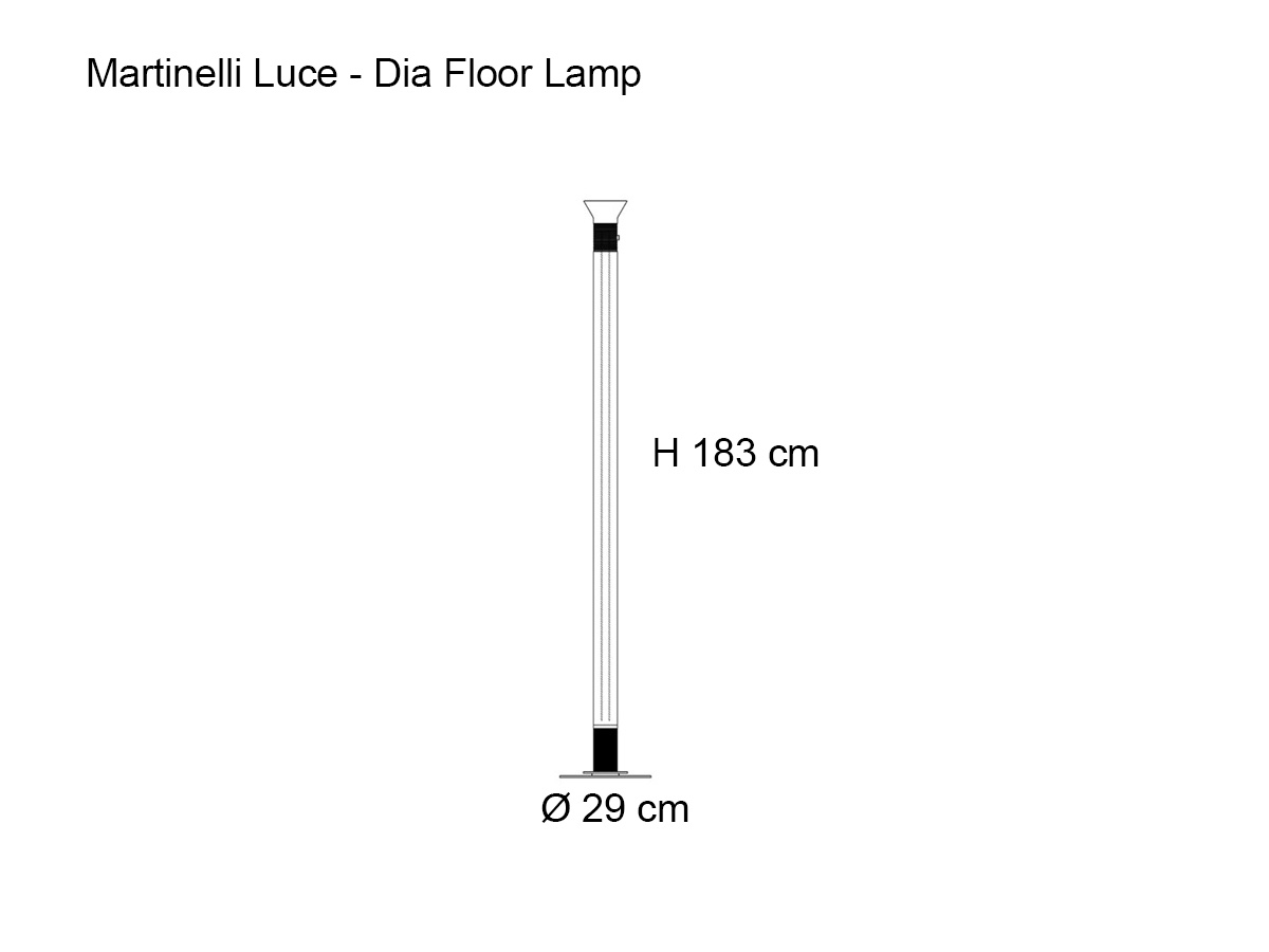Martinelli Luce Dia Floor Lamp