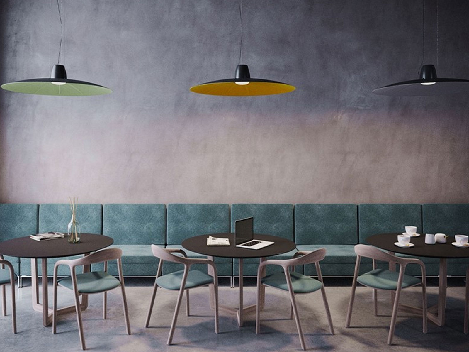Martinelli Luce Dim Lent Suspension Lamp