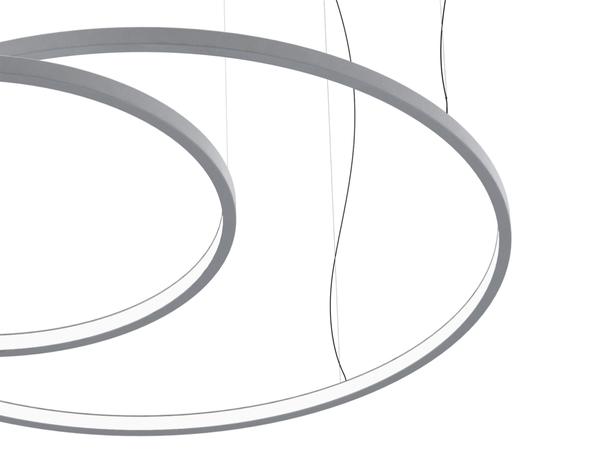Martinelli Luce Loop Circle Inner Light Suspension Lamp
