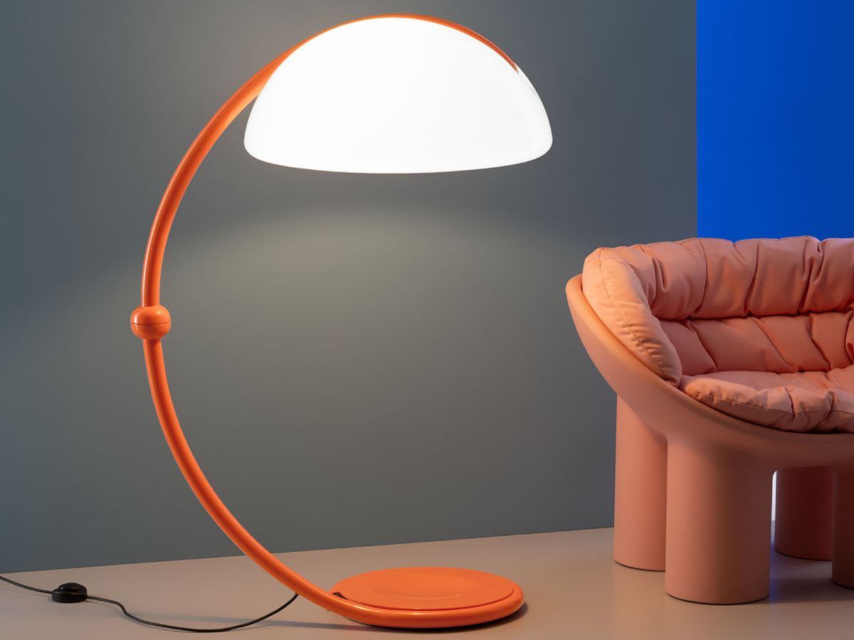 Martinelli Luce Serpente Floor Lamp