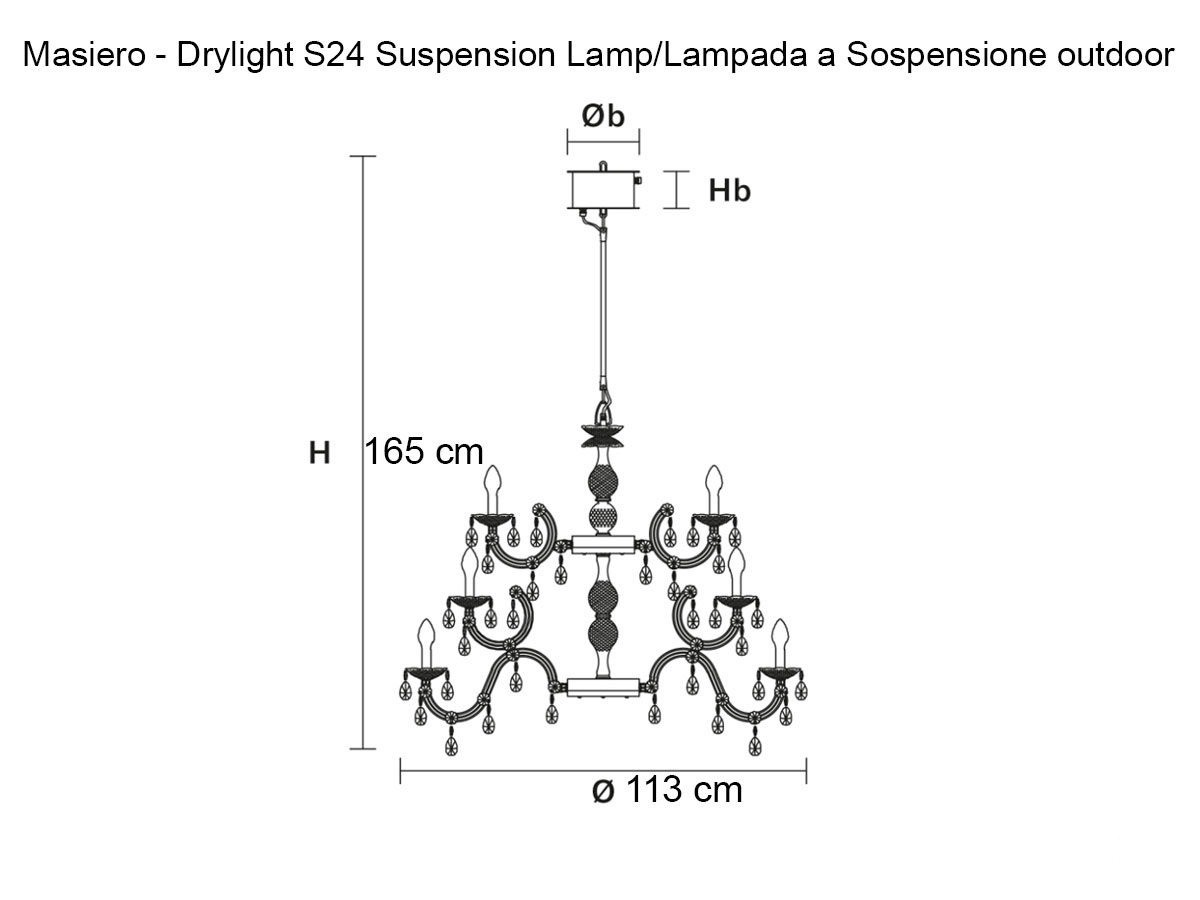 Masiero Drylight S24 Rgb W Extreme Suspension Lamp Outdoor