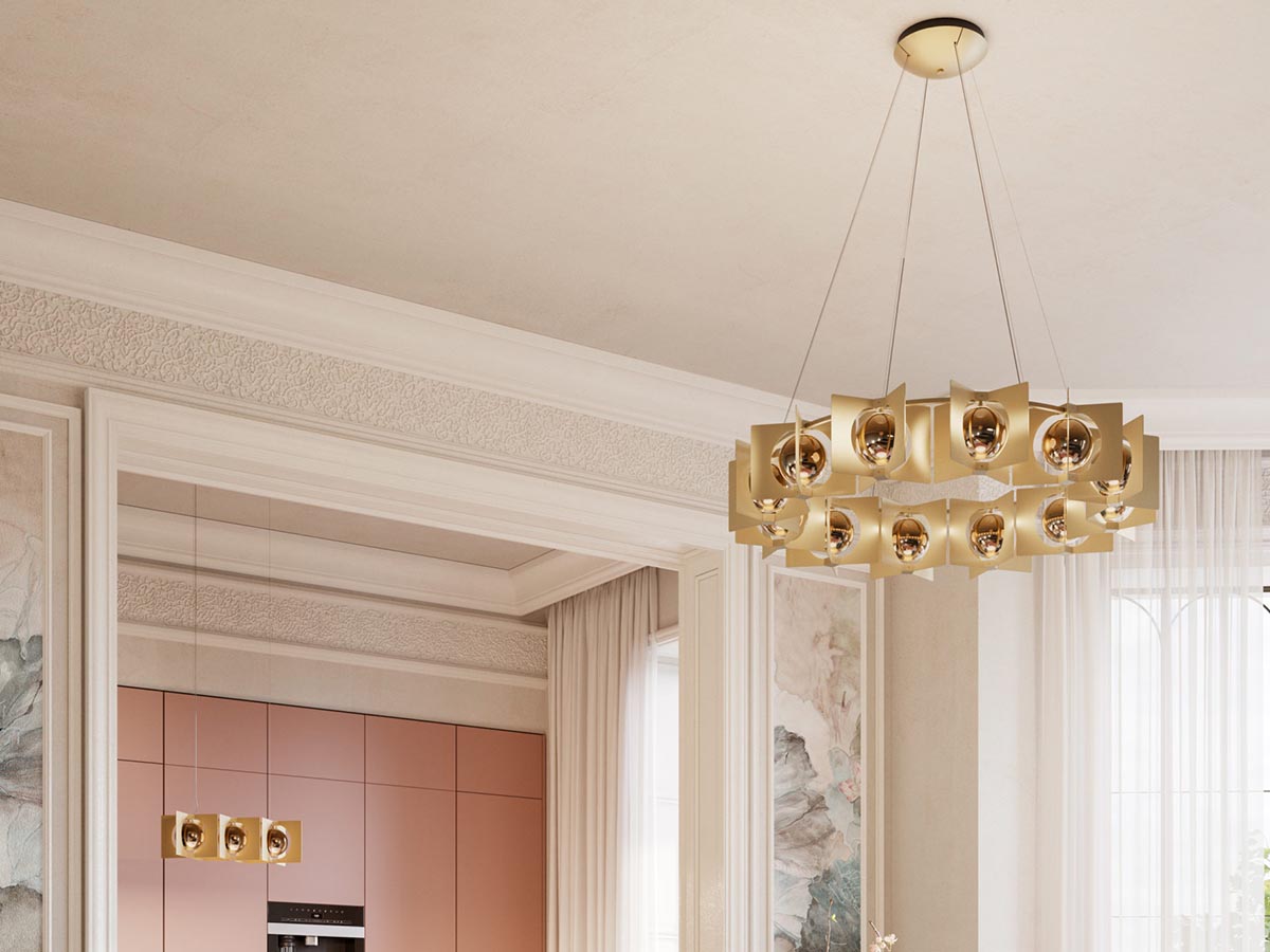 Masiero Girouette S12 Rd Suspension Lamp