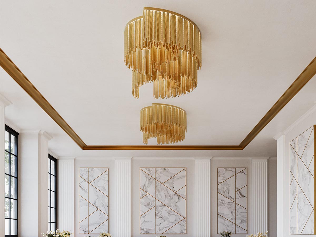 Masiero Lustralis T2 Sng Ceiling Lamp