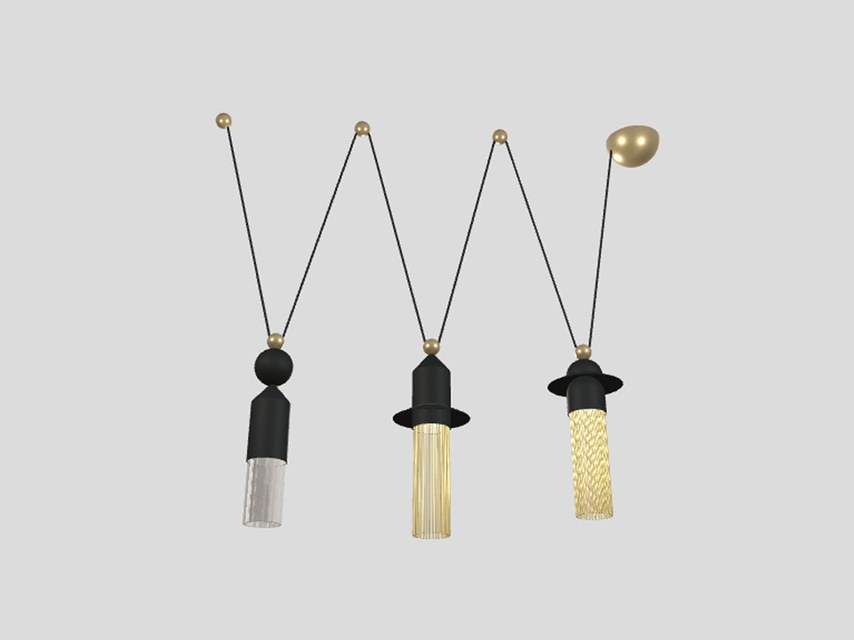 Masiero Nappe C3 Suspension Lamp