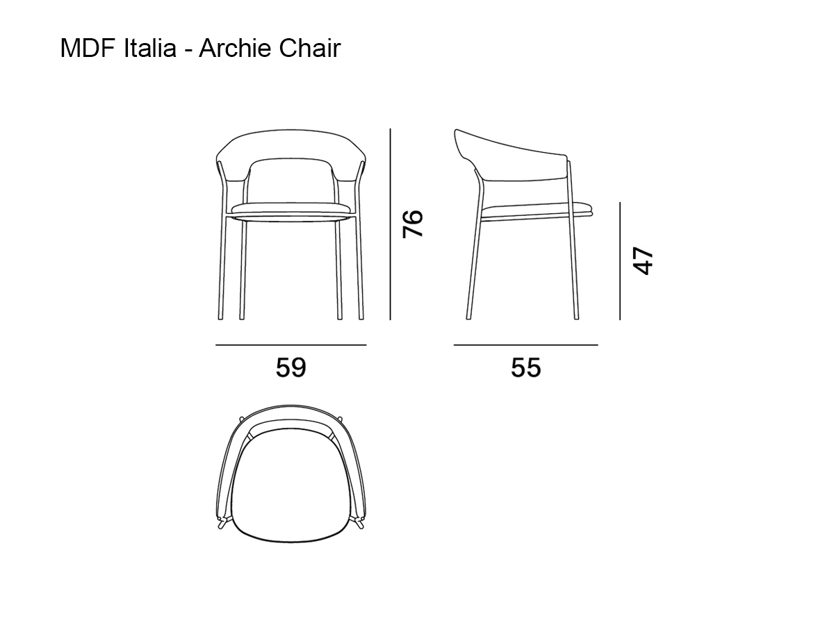 MDF Italia Archie Chair