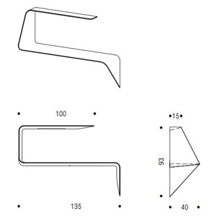 MDF Italia Mamba Dx Led Desk