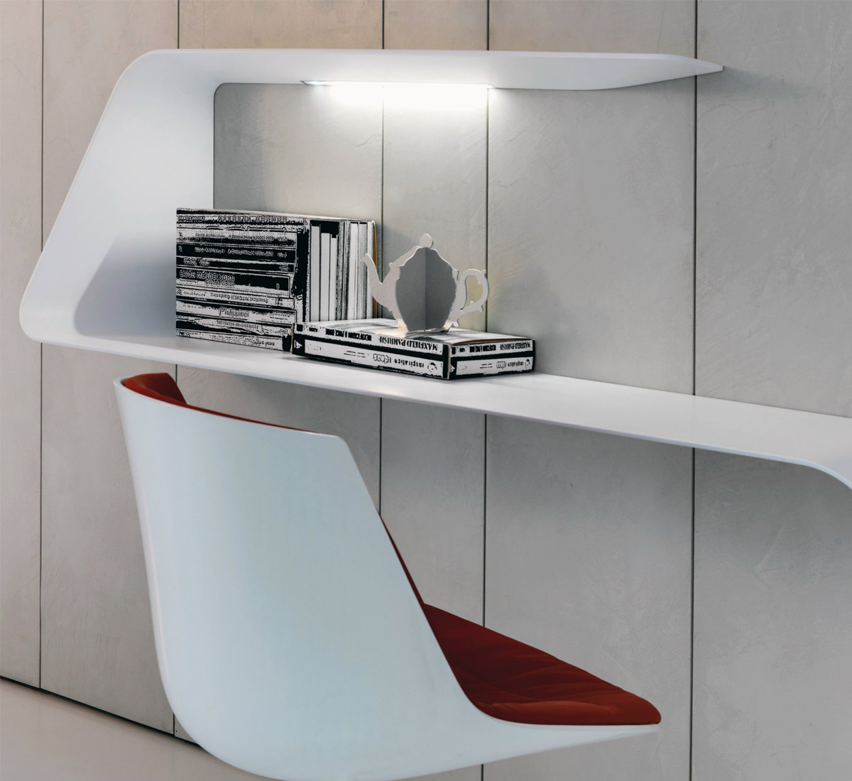 MDF Italia Mamba Dx Led Desk