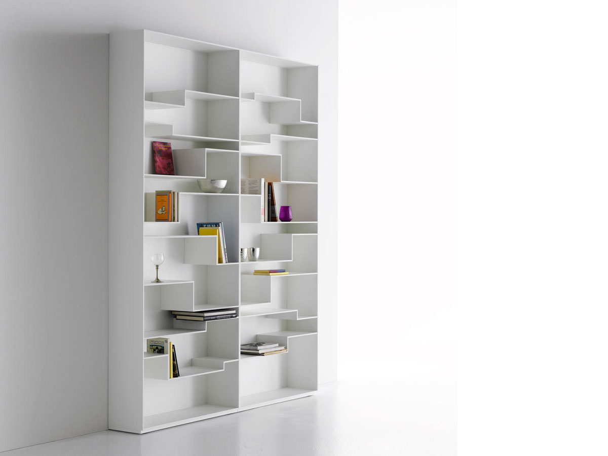 MDF Italia Melody Bookcase White