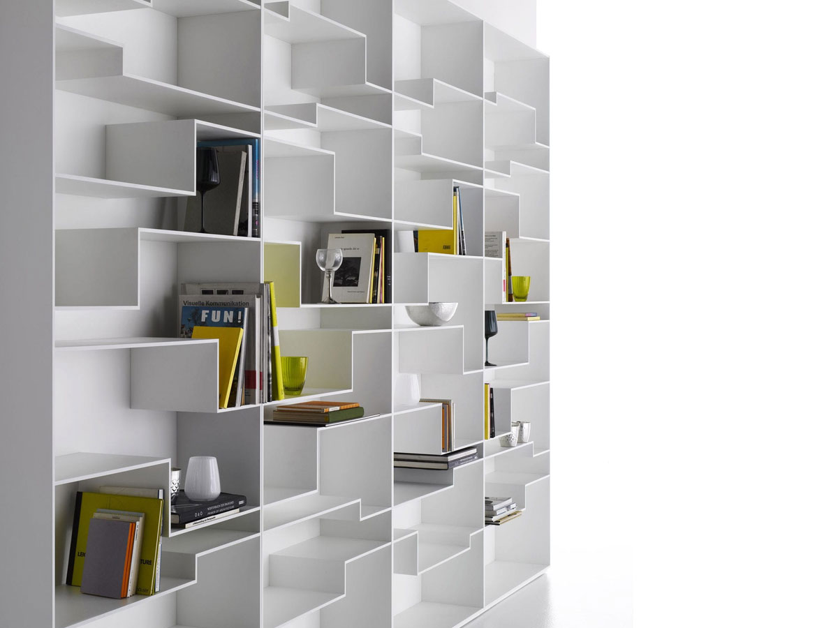 MDF Italia Melody Bookcase White