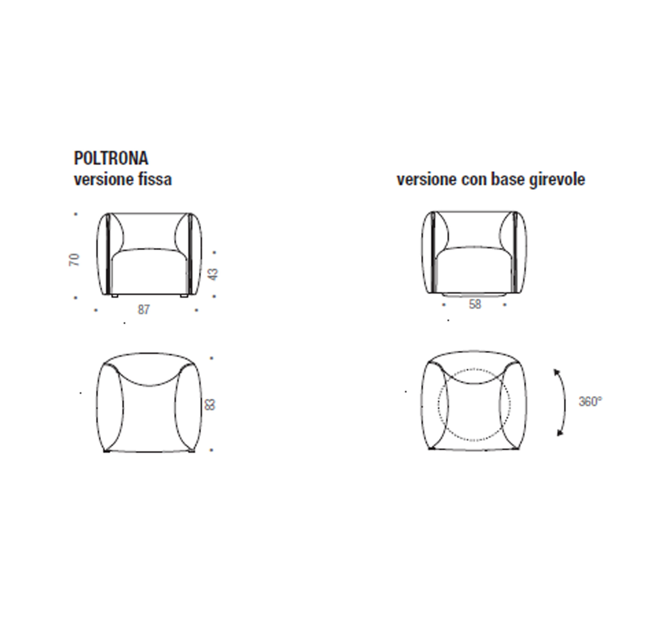 MDF Italia Mia Armchair