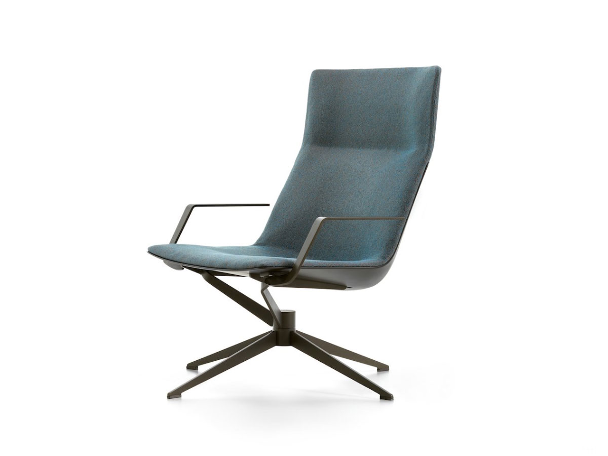 MDF Italia Neil Premium Office Armchair With Counterbody With Armrests High