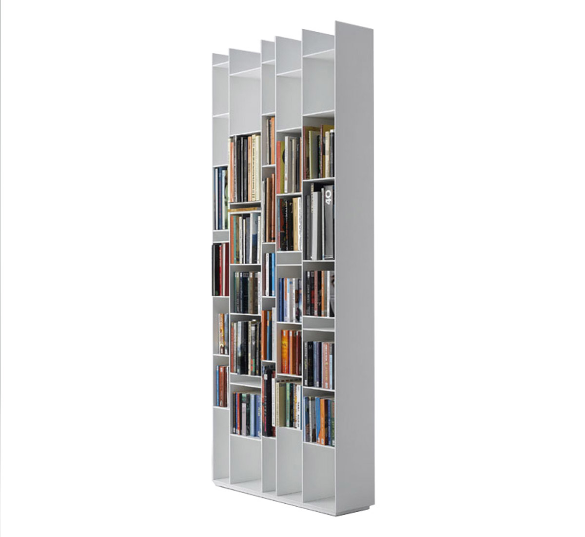 MDF Italia Random Bookcase White