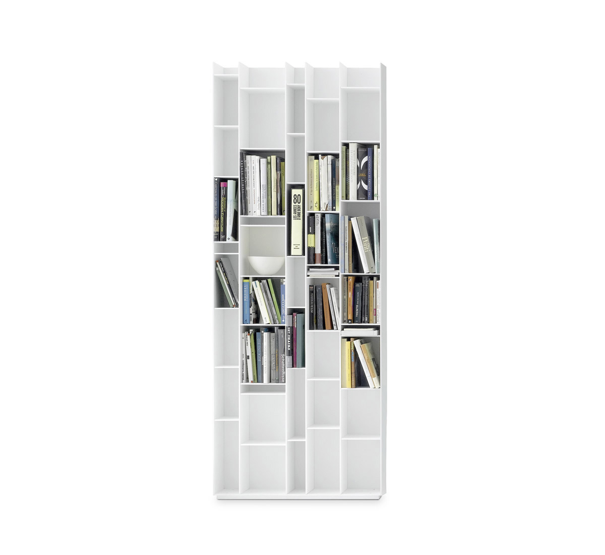 MDF Italia Random Bookcase White