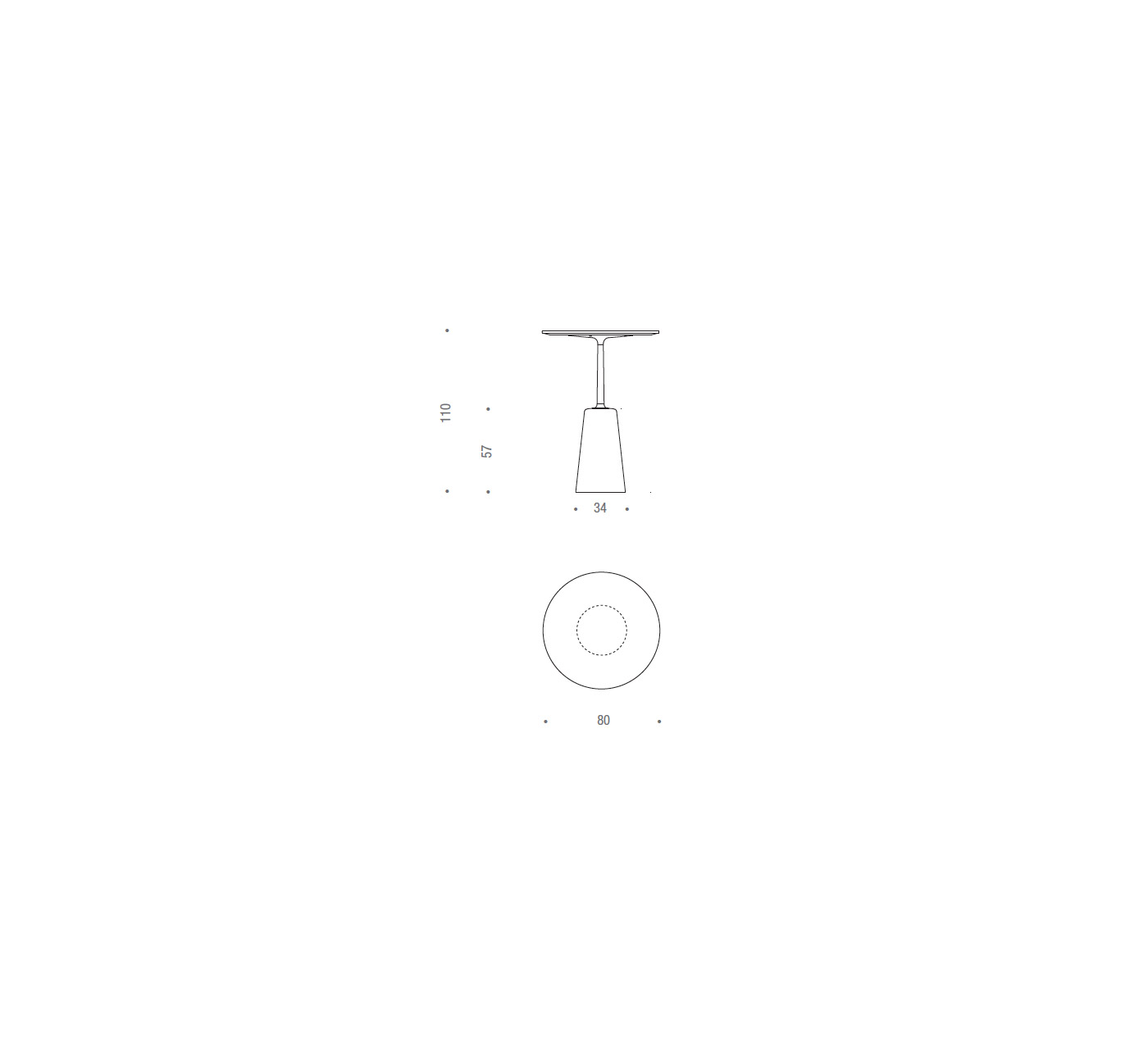 MDF Italia Rock Table H 110 Cm Html