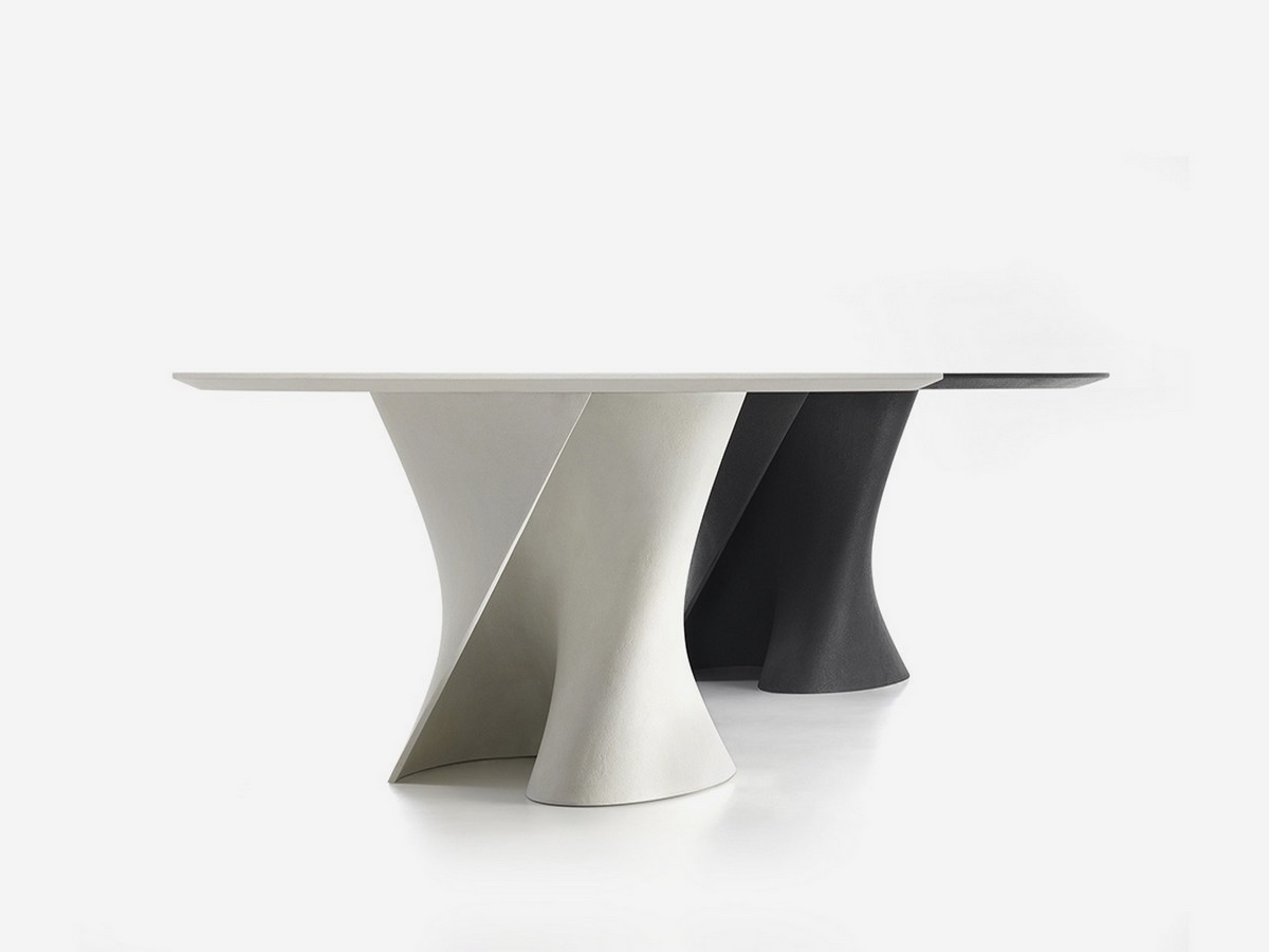 MDF Italia S Table Base And Top In Cristalplant