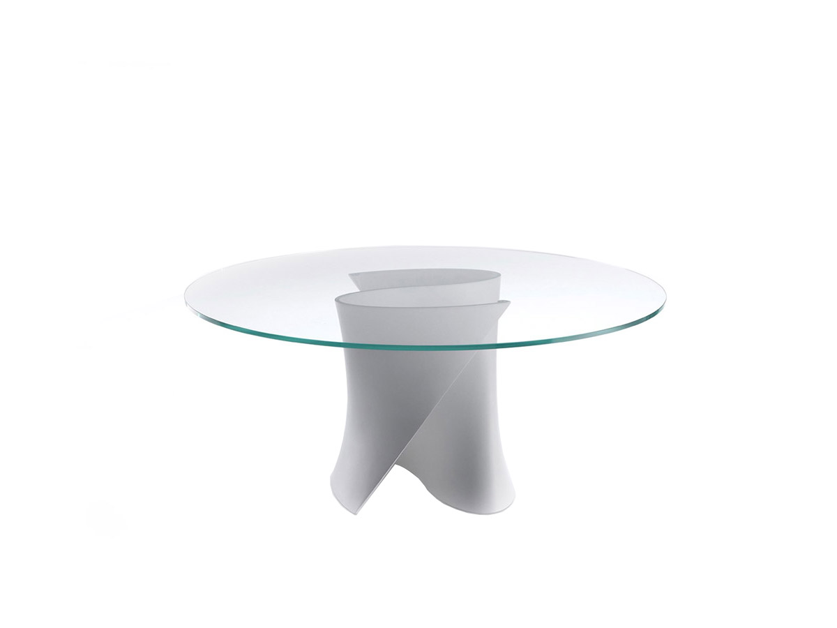 MDF Italia S Table Clear Tempered Glass