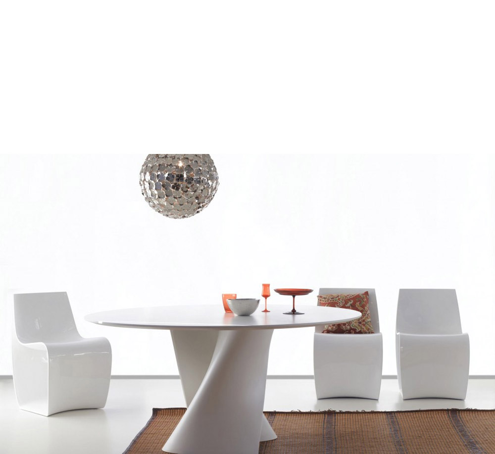 MDF Italia S Table Clear Tempered Glass