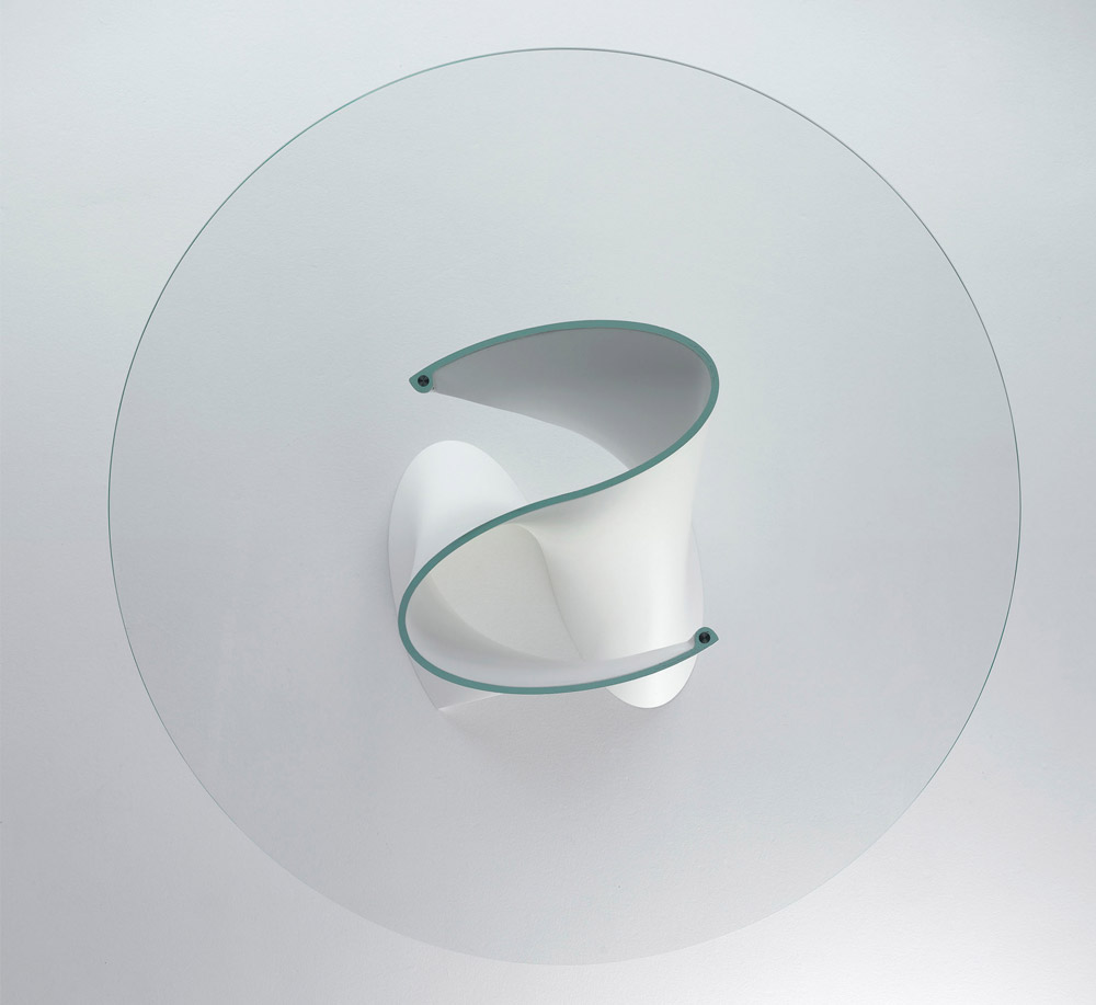 MDF Italia S Table Clear Tempered Glass