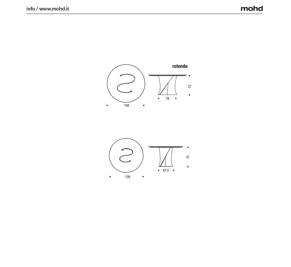 MDF Italia S Table Clear Tempered Glass