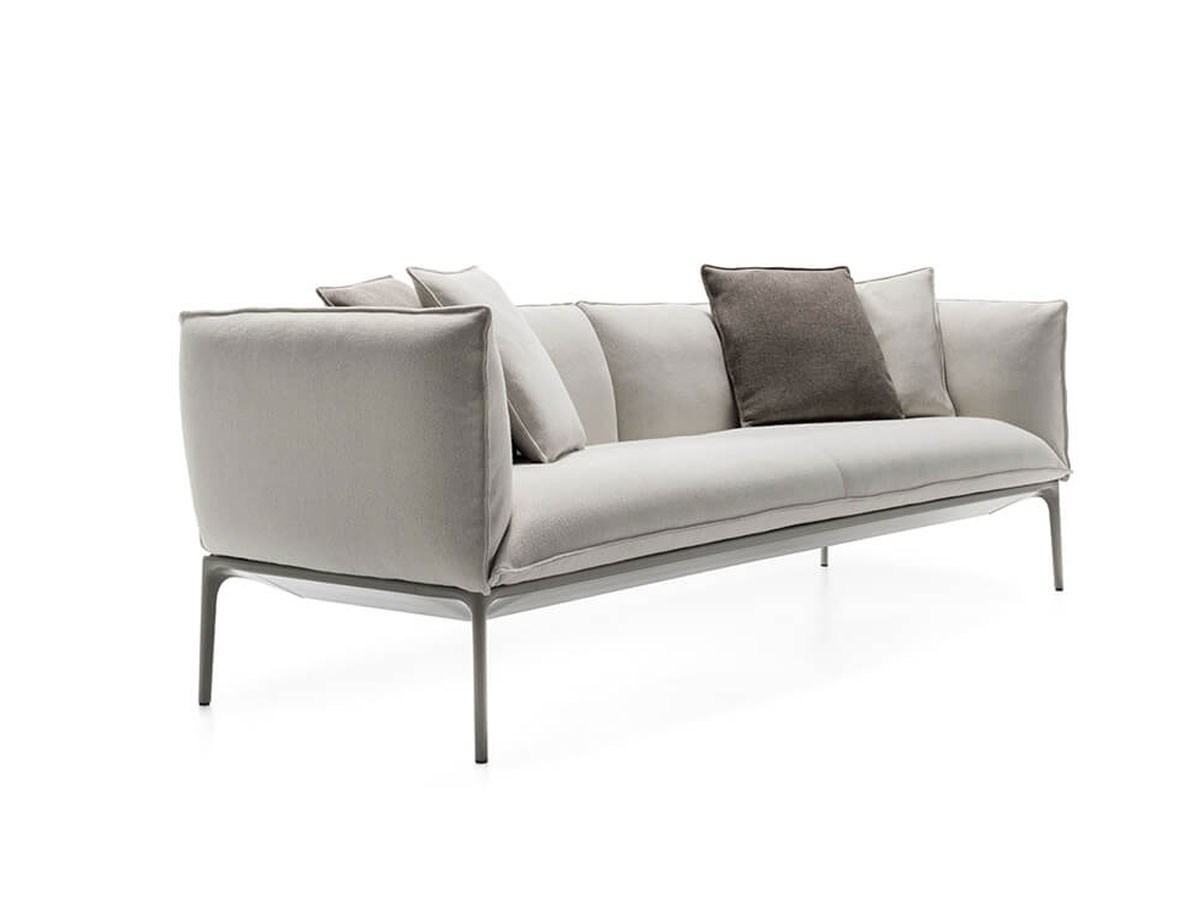 MDF Italia Yale X 3 Seater Sofa Low Backrest