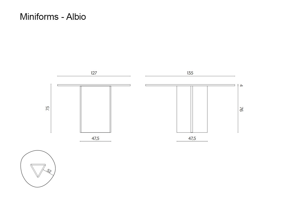Miniforms Albio Table