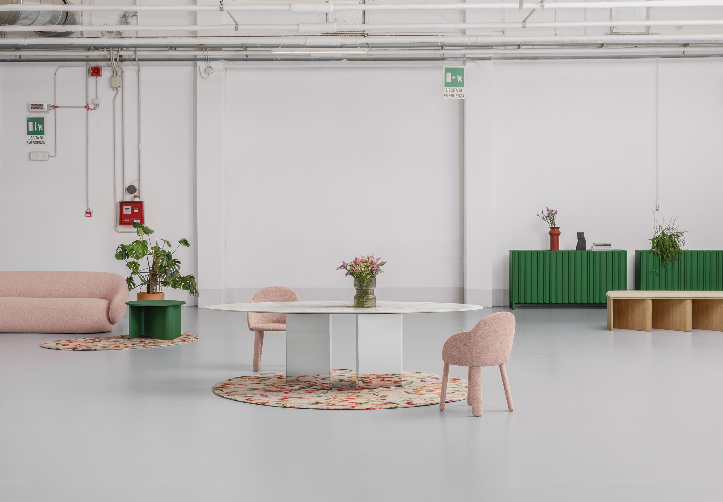 Miniforms Albio Table Porcelain Stoneware Top