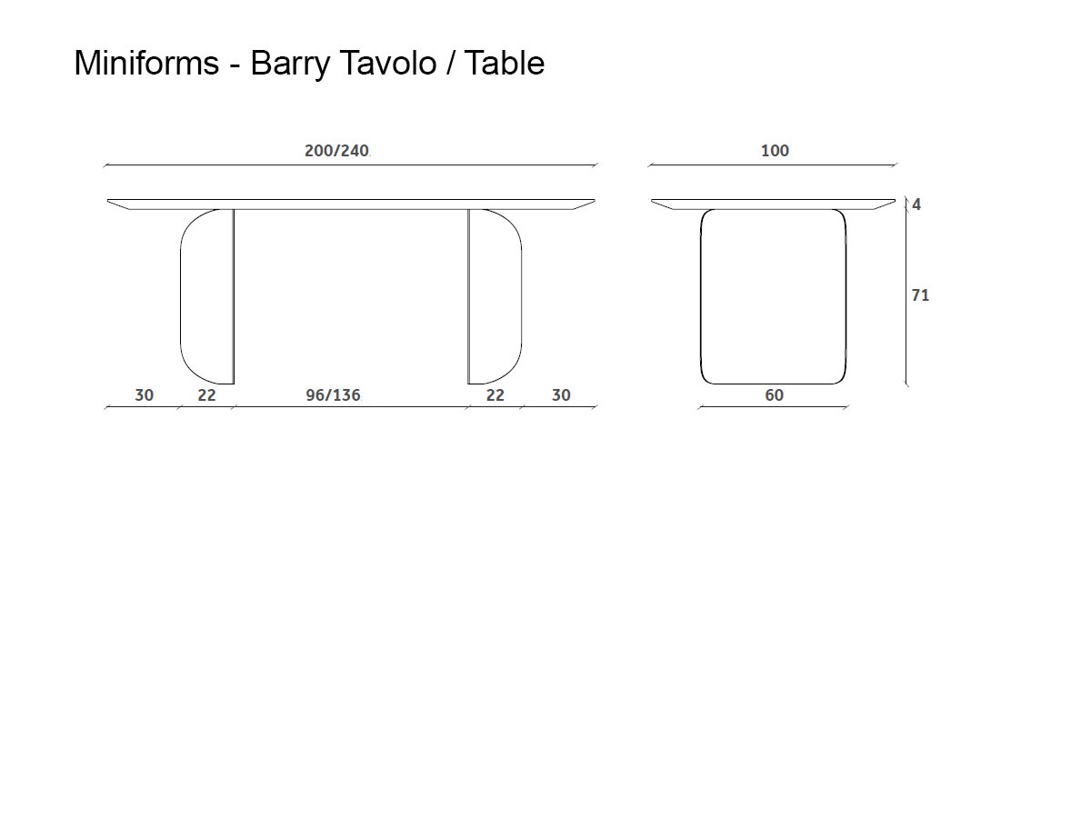 Miniforms Barry Table