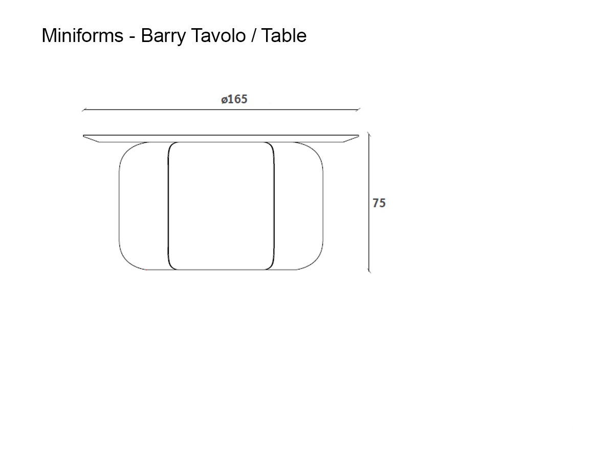 Miniforms Barry Round Table