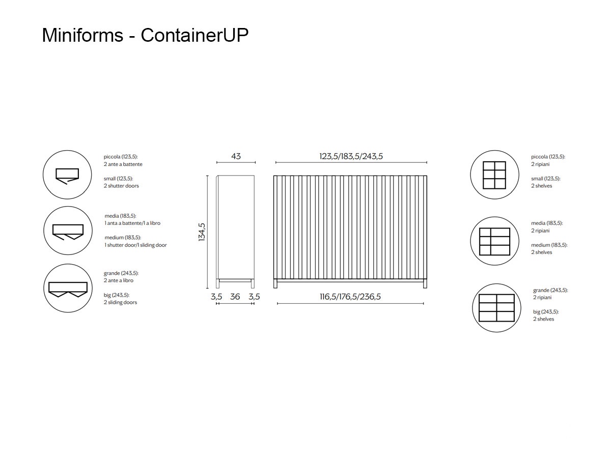 Miniforms Containerup Sideboard