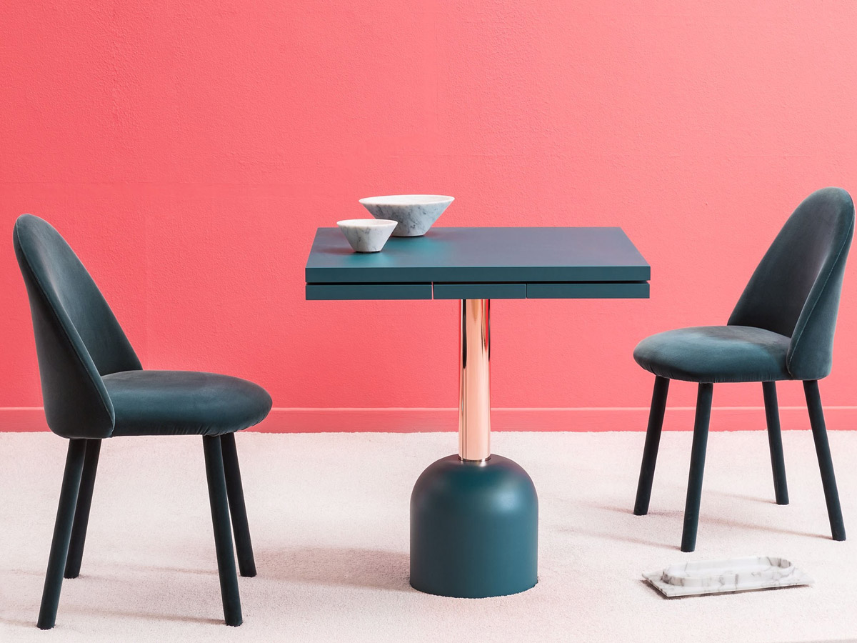 Miniforms Illo Plus Extendable Table Copper Column