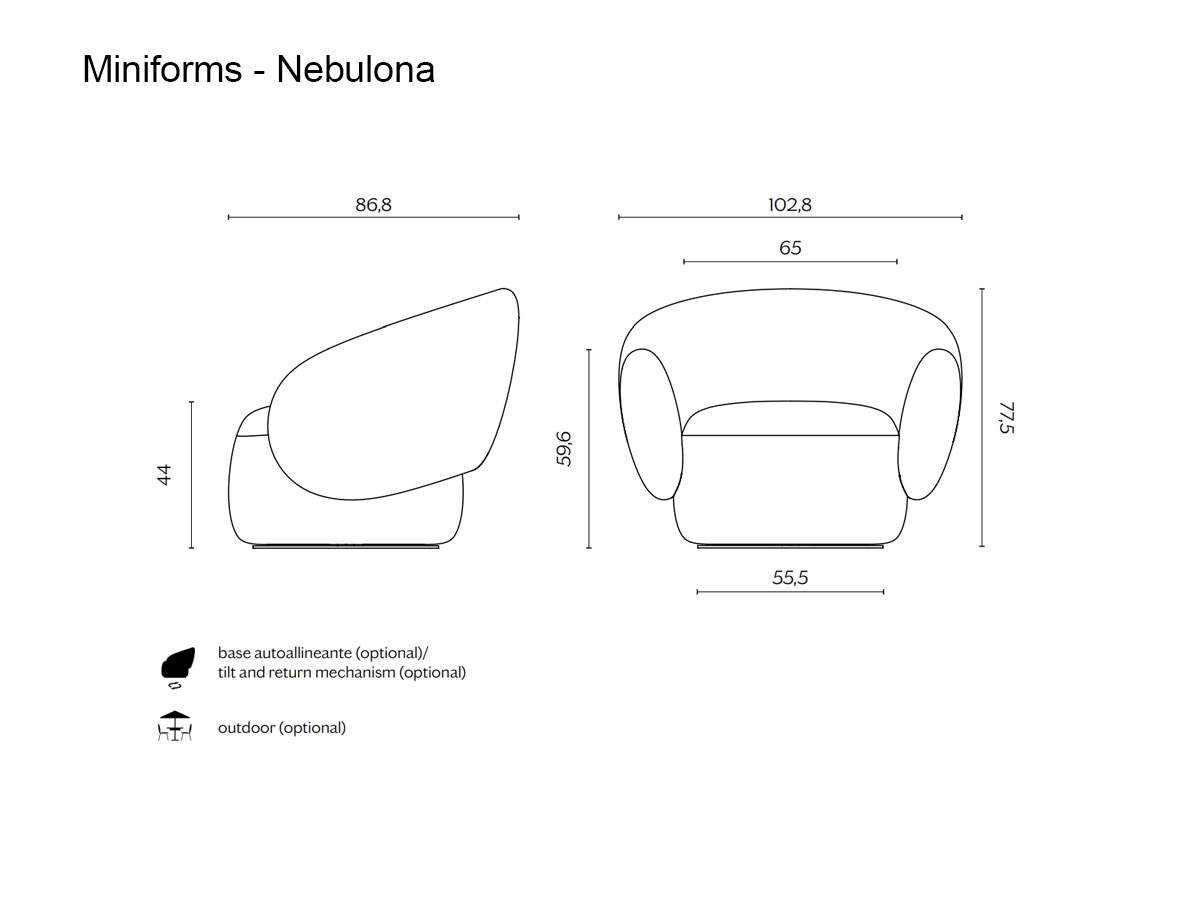 Miniforms Nebulona Armchair
