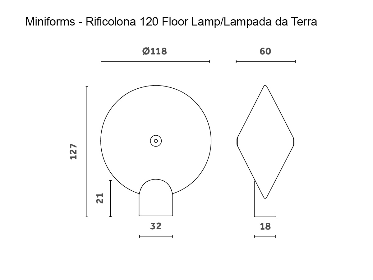 Miniforms Rificolona 120 Floor Lamp
