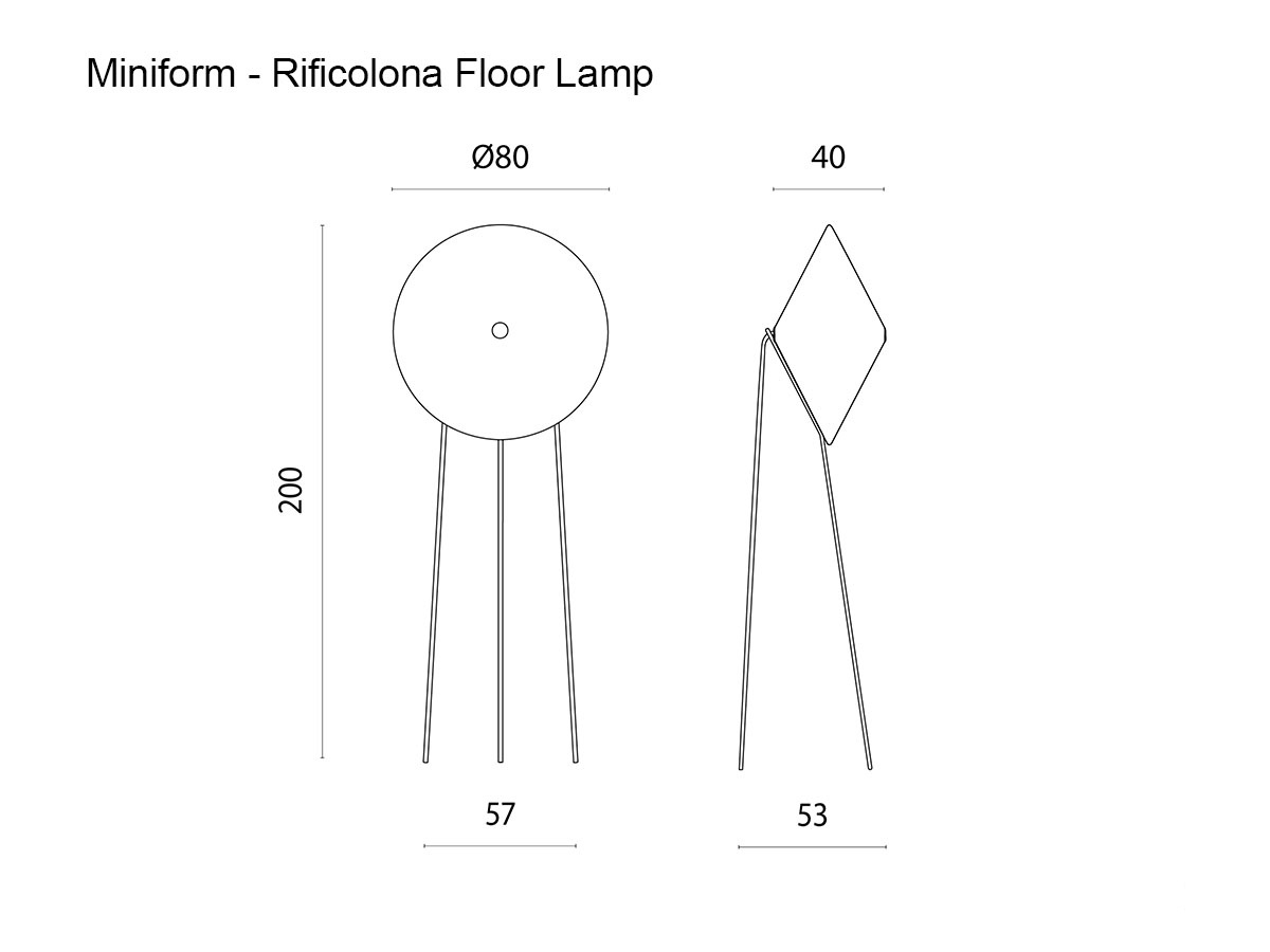 Miniforms Rificolona 80 Floor Lamp