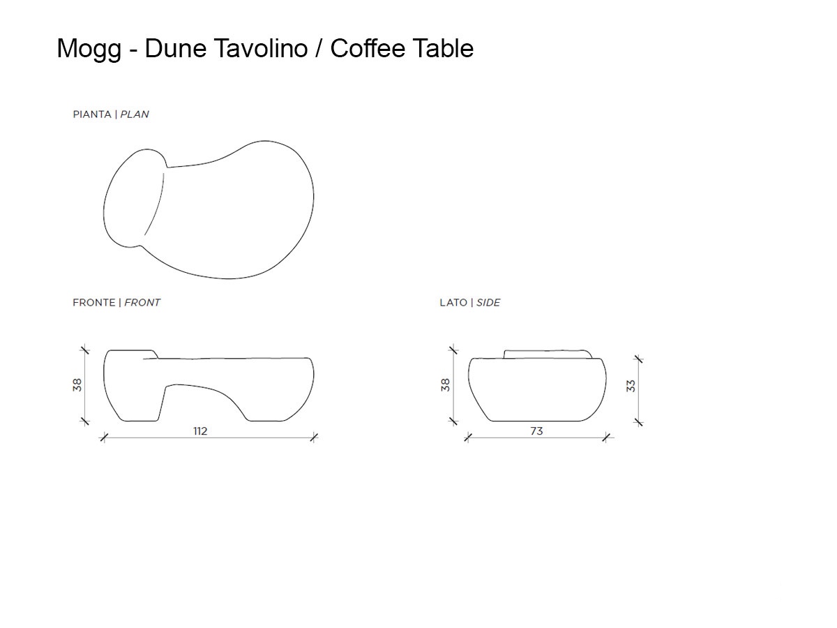 Mogg Dune Coffee Table Big