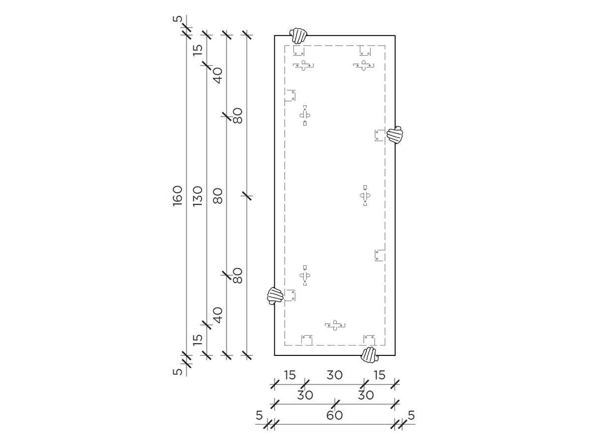 Mogg Selfie Mirror Rectangular