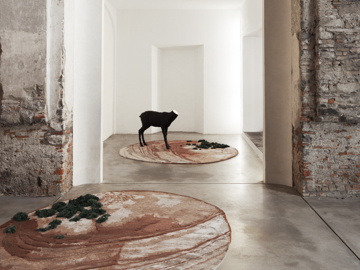 Mohebban Tactile Rug Caramel