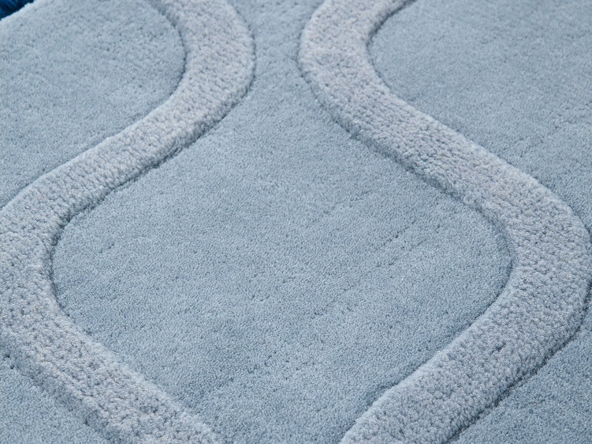 Mohebban Twiggy Rug Light Blue