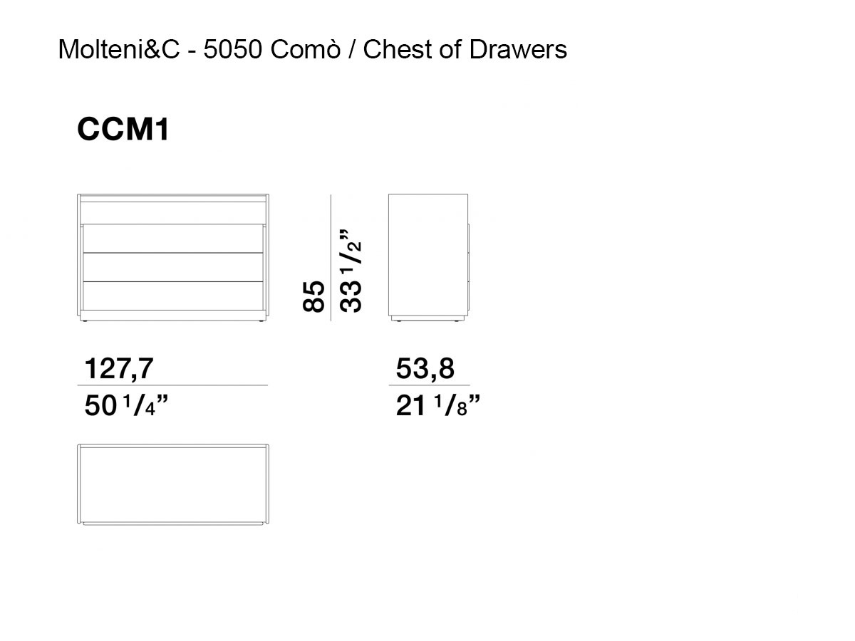 Molteni C 5050 Chest Of Drawer