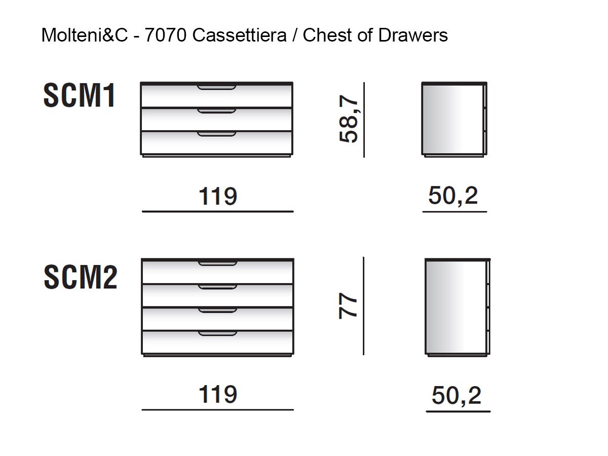 Molteni C 7070 Chest Of Drawers