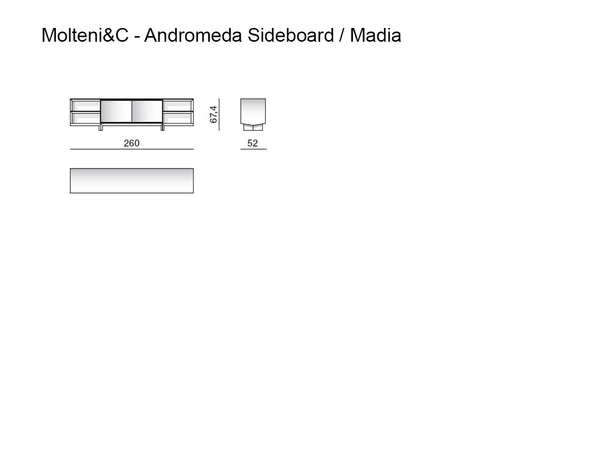 Molteni C Andromeda Sideboard
