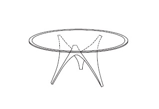 Molteni C Arc Table Marble