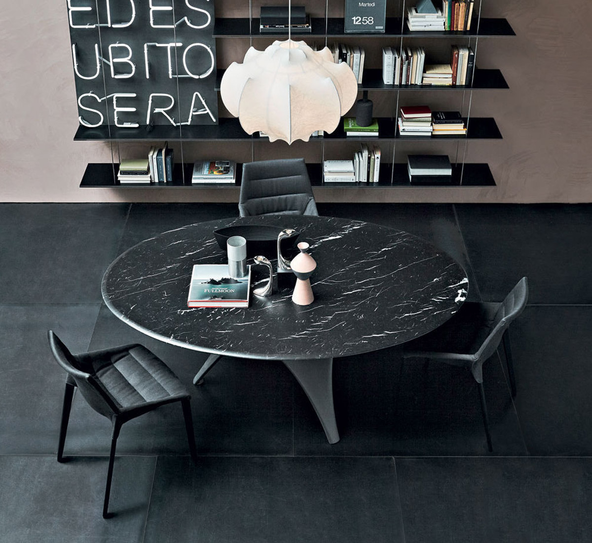 Molteni C Arc Table Marble