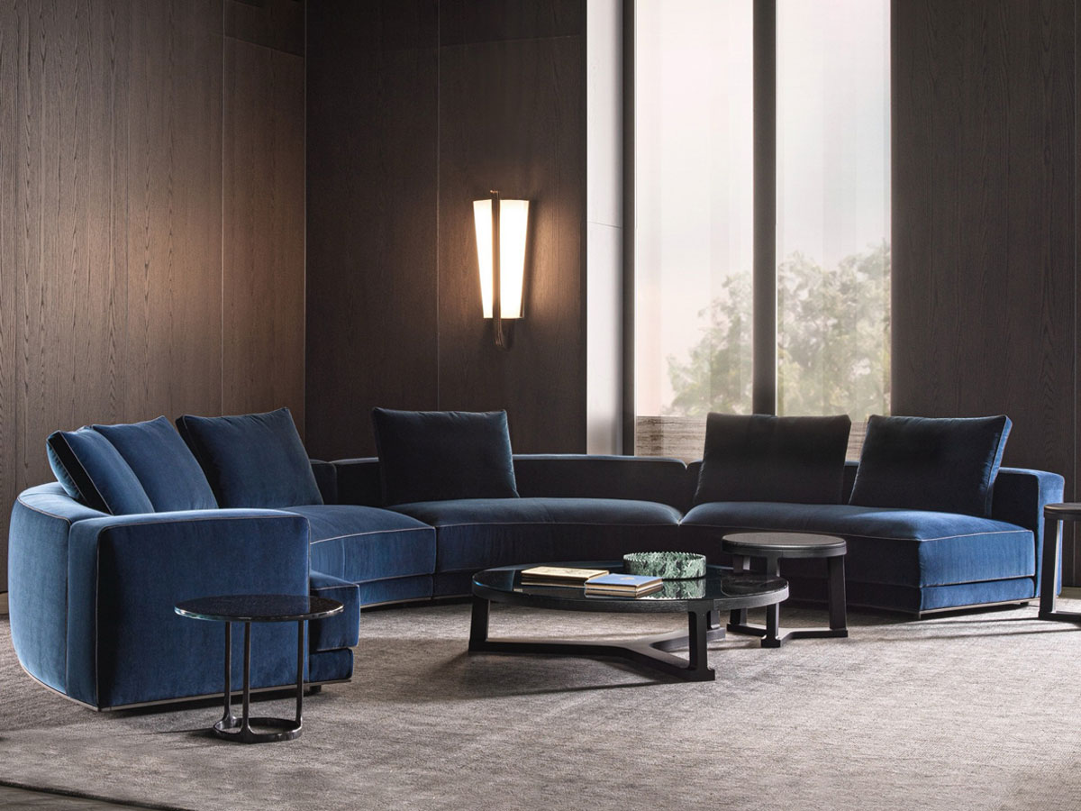 Molteni C Augusto Curved Sofa