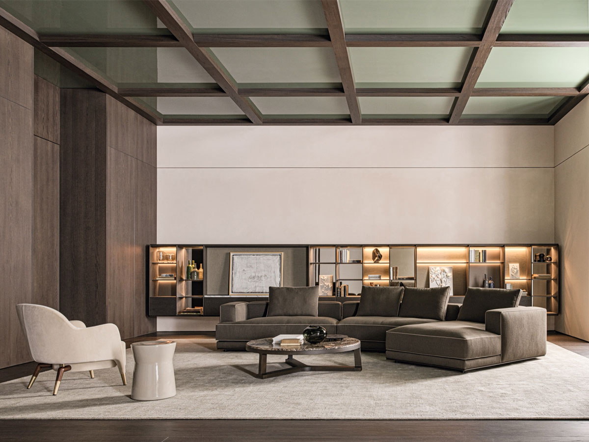 Molteni C Augusto Curved Sofa