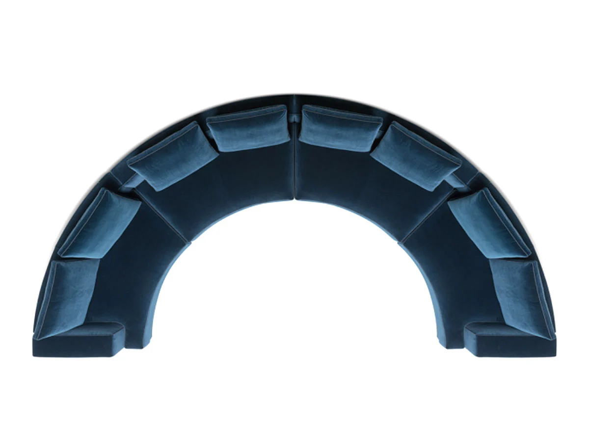 Molteni C Augusto Curved Sofa