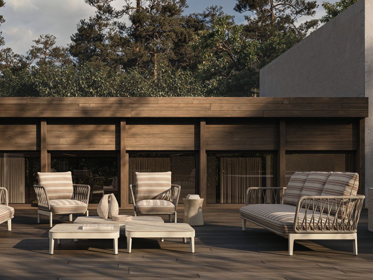 Molteni C Chelsea Outdoor Armchair Nuvia White Saturno Os 5222