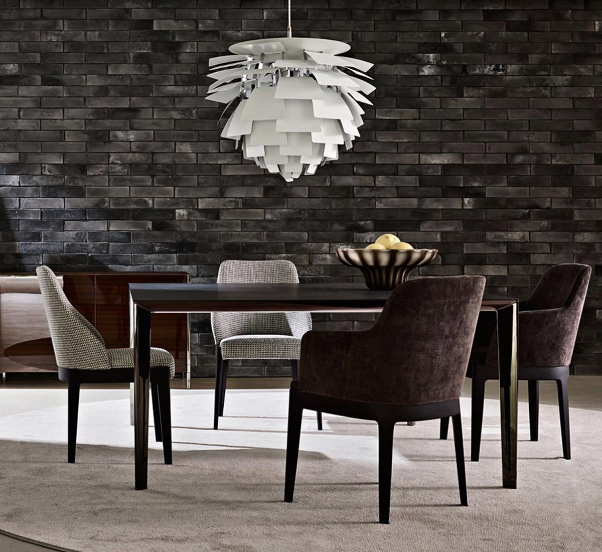 Стул Molteni & C Chelsea, низкая спинка