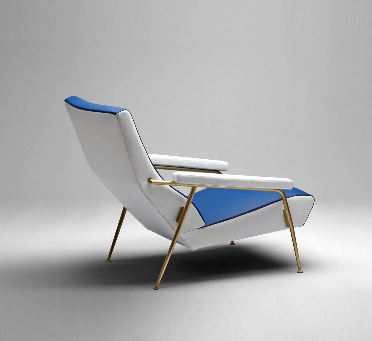 Molteni C D 153 1 Armchair Gio Ponti Bicolore
