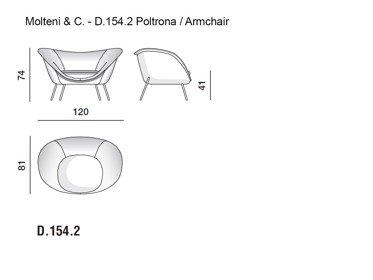 Molteni C Armchair Mohd Edition