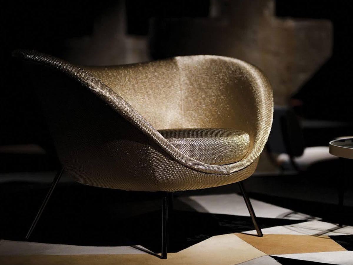 Molteni C Armchair Special Gold Edition